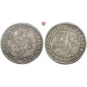 Sachsen, Albertinische Linie, Christian II., Johann Georg I., August, Reichstaler 1608, ss+