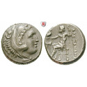 Makedonien, Königreich, Alexander III. der Grosse, Drachme 300-280 v.Chr., vz/ss-vz