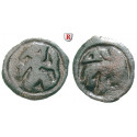 Nordgallien und Gallia Belgica, Remi, Potin-Einheit 1. Jh.v.Chr., f.ss