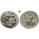 Thrakien, Königreich, Lysimachos, Tetradrachme 297-281 v.Chr., ss+