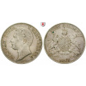 Württemberg, Herzogtum Württemberg (Kgr. ab 1806), Wilhelm I., Doppelgulden 1848, ss-vz