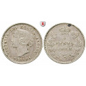 Kanada, Victoria, 5 Cents 1888, ss-vz
