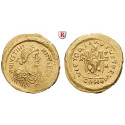 Byzanz, Justinian I., Tremissis 527-565, f.vz