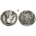 Römische Kaiserzeit, Augustus, Denar 2 v.-4 n.Chr., f.vz