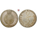 Braunschweig, Braunschweig-Calenberg-Hannover, Georg III., 2/3 Taler 1807, vz+