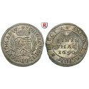 Sachsen, Albertinische Linie, Johann Georg III., 1/12 Taler 1690, st/vz