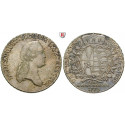 Sachsen, Albertinische Linie, Friedrich August III., Konventionstaler 1773, vz