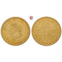 Braunschweig, Königreich Hannover, Georg IV., 2 1/2 Taler 1821, ss