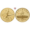 China, Volksrepublik, 100 Yuan 1989, 7,34 g fein, PP