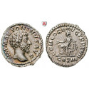 Römische Kaiserzeit, Marcus Aurelius, Denar 162-163, st