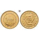 Iran, Islamische Republik, 1/2 Azadi 1979-2002, 3,66 g fein, f.st