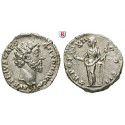Römische Kaiserzeit, Marcus Aurelius, Caesar, Denar 157-158, st