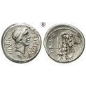 Römische Republik, Q.Sicinius und C. Coponius, Denar, ss-vz