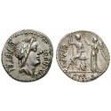 Römische Republik, L. Metellus und A. Albinus, Denar 96 v.Chr., ss-vz