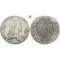 Sachsen, Albertinische Linie, Friedrich August III., Konventionstaler 1783, f.vz