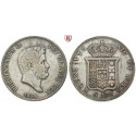 Italien, Königreich beider Sizilien, Ferdinando II., Piastra (120 Grana) 1845, ss