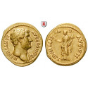 Römische Kaiserzeit, Hadrianus, Aureus 138, ss-vz