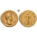 Römische Kaiserzeit, Marcus Aurelius, Caesar, Aureus 160-161, vz/ss-vz