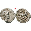 Römische Republik, P. Fonteius P.F. Capito, Denar 55 v.Chr., ss-vz