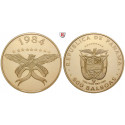 Panama, Republik, 500 Balboas 1984, 18,56 g fein, PP
