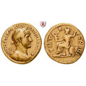 Römische Kaiserzeit, Hadrianus, Aureus 119-122, ss