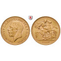 Südafrika, George V., Pound 1930, 7,32 g fein, vz