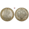 Römisch Deutsches Reich, Maria Theresia, Konventionstaler 1772, vz