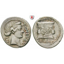 Römische Republik, L.Scribonius Libo, Denar 62 v.Chr., ss