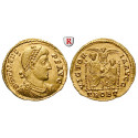 Römische Kaiserzeit, Valens, Solidus 373-375, vz-st