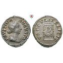 Römische Kaiserzeit, Faustina II., Frau des Marcus Aurelius, Denar 147-176, f.vz