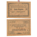 Deutsch-Ostafrika, 10 Rupien 01.06.1916, I-, Rb. 935a
