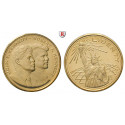 Personenmedaillen, Kennedy, John F. - Präsident der USA, Goldmedaille o.J., 3,42 g fein, PP
