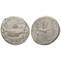 Römische Republik, Marcus Antonius, Denar 32-31 v.Chr., ss-vz