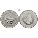 Australien, Elizabeth II., 2 Dollars 2001, 62,14 g fein, st
