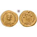 Römische Kaiserzeit, Theodosius II., Solidus 443-450, vz