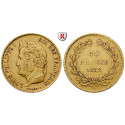 Frankreich, Louis Philippe, 40 Francs 1832, 11,61 g fein, ss