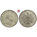 Brandenburg-Preussen, Königreich Preussen, Wilhelm I., 1/6 Taler 1865, ss-vz/vz