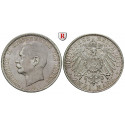 Deutsches Kaiserreich, Baden, Friedrich II., 2 Mark 1911, G, f.vz/vz+, J. 38