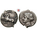 Sizilien, Syrakus, Zweite Demokratie, Tetradrachme 413-405 v.Chr., ss+