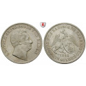 Baden, Grossherzogtum Baden, Karl Leopold Friedrich, Gulden 1852, f.vz
