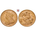 Australien, Victoria, Sovereign 1897, 7,33 g fein, vz