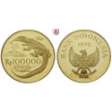 Indonesien, 100000 Rupiah 1974, 30,1 g fein, PP