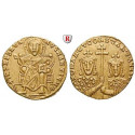 Byzanz, Constantinus VII. und Romanus I., Solidus 921, vz