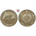 Anhalt, Anhalt-Bernburg, Alexander Carl, 1/6 Taler 1862, vz