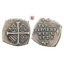 Römisch Deutsches Reich, Ferdinand I., 6 Kreuzer (Klippe) 1529, ss+