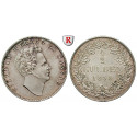 Nassau, Herzogtum Nassau, Wilhelm, 1/2 Gulden 1838, st