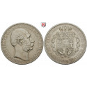 Mecklenburg, Mecklenburg-Schwerin, Friedrich Franz II., Vereinstaler 1867, ss
