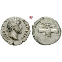 Römische Kaiserzeit, Antoninus Pius, Denar 145-161, ss+