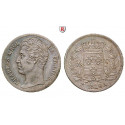 Frankreich, Charles X., 1/2 Franc 1829, vz