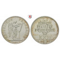 Frankreich, V. Republik, 100 Francs 1989, st